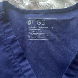 Figs navy jogger scrub set